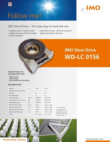 IMO Slew Drive WD-LC 0156