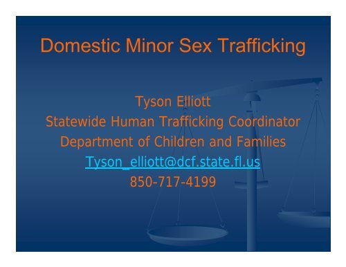 Domestic Minor Sex Trafficking - Florida Council Against Sexual ...