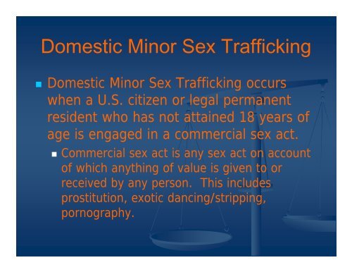 Domestic Minor Sex Trafficking - Florida Council Against Sexual ...