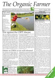 War against the CBPP disease - Infonet-Biovision