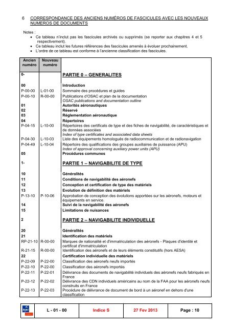 DOCUMENTATION GSAC - Consignes de NavigabilitÃ© franÃ§aises