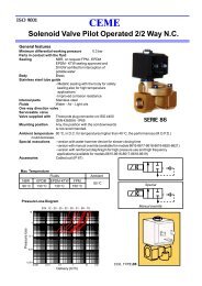 CEME-Fluid control components