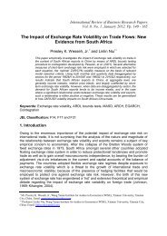 The Impact of Exchange Rate Volatility on Trade Flows: New ...