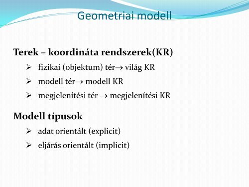 Drótváz modell