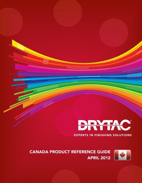 CANADA PRODUCT REFERENCE GUIDE APRIL 2012 - Drytac