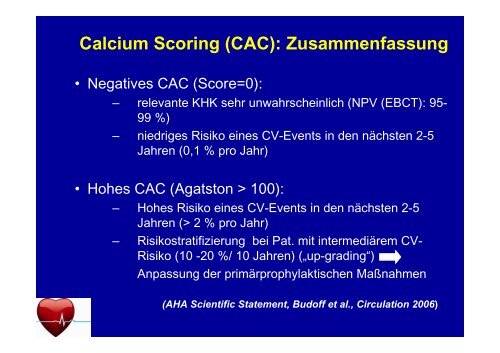 Stellenwert des Cardio-CT in der ambulanten ... - Ww-kardio-do.de