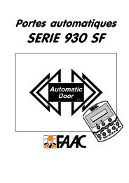 SERIE 930 SF - Faac