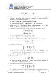 Lista de ExercÃ­cios 01