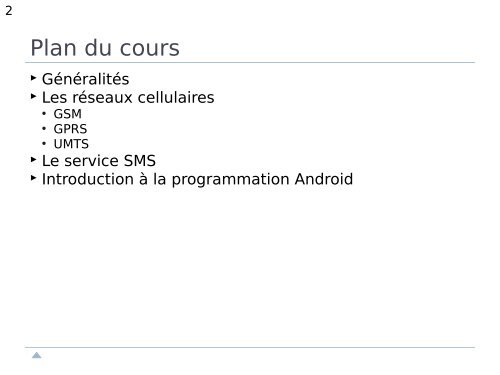 Cours sur les reseaux cellulaires - IA