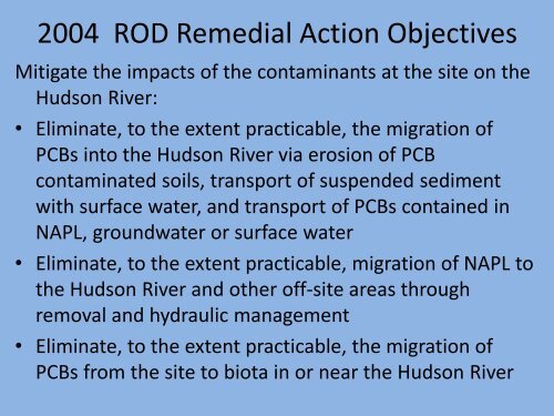 NYSDEC presentation on GE Hudson Falls Remediation