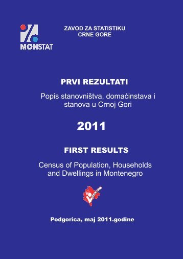 prvi rezultati first results - Monstat