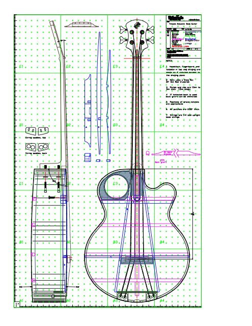 View or Download Tiled Tinozza Acoustic Bass Guitar Plan (.pdf)