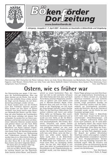 Bökenförder Dorfzeitung - in Bökenförde
