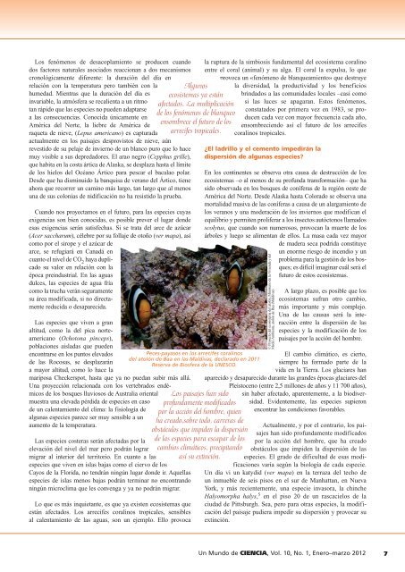 Vol No.10 Un Mundo de Ciencia - sistema de informaciÃ³n y registro ...