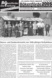 Bökenförder Dorfzeitung - in Bökenförde