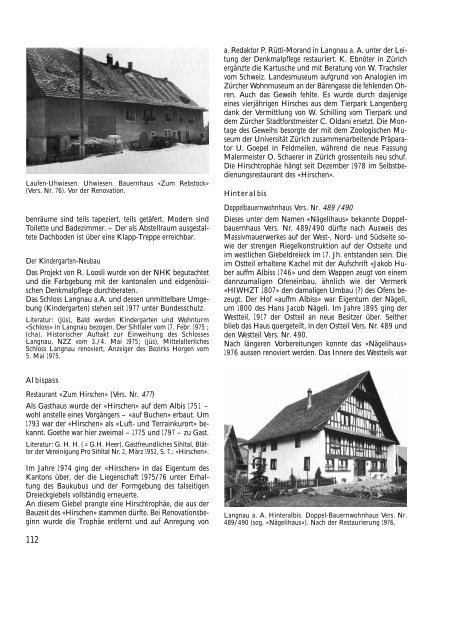 Zürcher Denkmalpflege, 8. Bericht 1975/1976 (PDF ... - Kanton Zürich