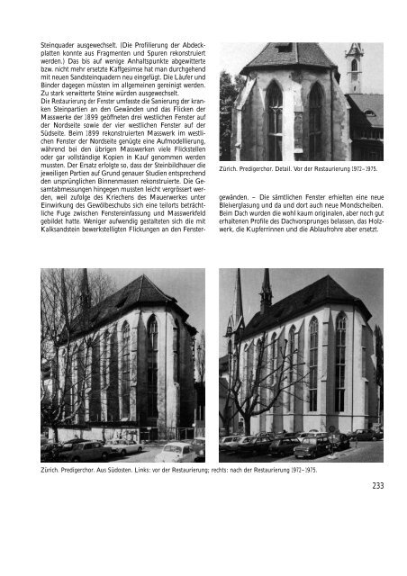 Zürcher Denkmalpflege, 8. Bericht 1975/1976 (PDF ... - Kanton Zürich