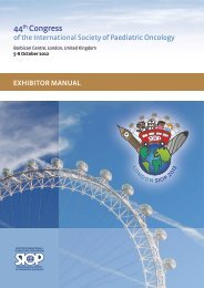 Exhibitor Manual - SIOP 2012, 44th Congress of the International ...