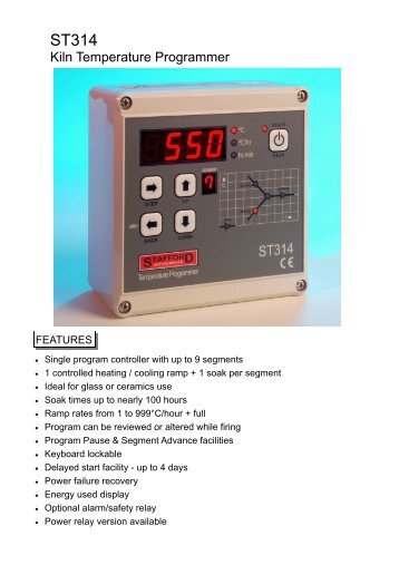 Kiln Temperature Programmer - Stanton Kilns