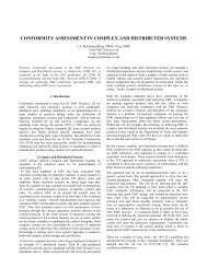 Conformity Assessment in Complex and Distributed Systems