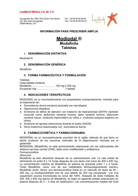 Tableta de modafinilo