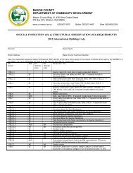 âSpecial Inspection Authorizationâ form - Mason County