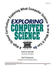 Exploring Computer Science - ScratchEd - MIT