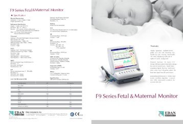 F9 Express Dual Fetal/Maternal Monitor - EDAN USA