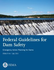 Federal Guidelines for Dam Safety: Emergency Action Planning for ...