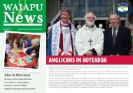 ANGLICANS IN AOTEAROA - Waiapu Anglican Social Services