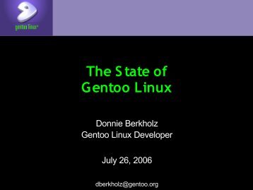 Introduction to Gentoo Linux