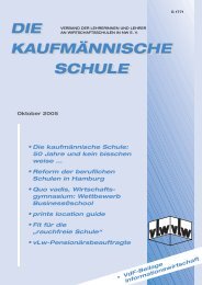 DIE KAUFMÄNNISCHE SCHULE DIE KAUFMÄNNISCHE SCHULE