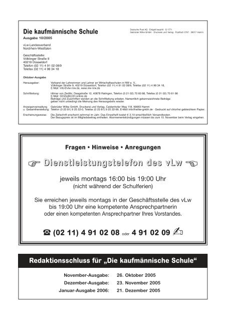 DIE KAUFMÄNNISCHE SCHULE DIE KAUFMÄNNISCHE SCHULE