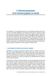 5. Diferentes percepciones de las relaciones grupales y la ... - Injuve