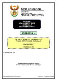 Grade 12 Physical Science November 2011 Paper 2