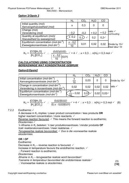 Grade 12 Physical Science November 2011 Paper 2