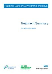 NCSI treatment summary user guide Dec 2012 - National Cancer ...