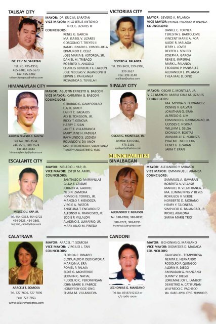 DIRECTORY 2011 Edited 4-11.indd - Negros Occidental