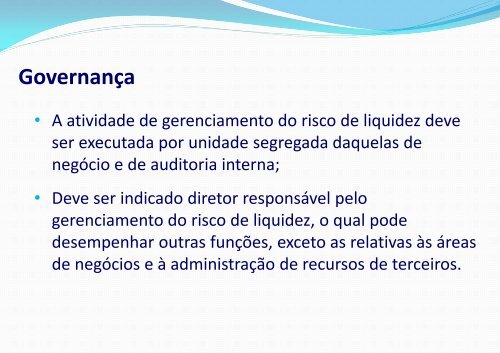 Gestão de Capital e Liquidez - Abde