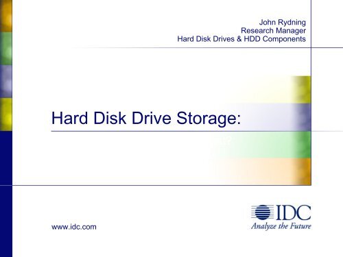 HDD - IDEMA