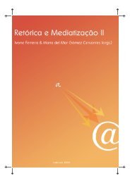 RetÃ³rica e MediatizaÃ§Ã£o II - Livros LabCom - UBI