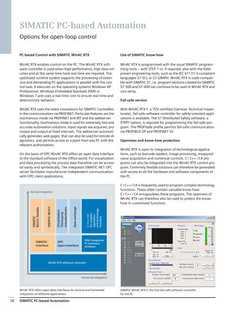 SIMATIC IPC The More Industrial PC - Siemens