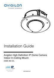 Avigilon Indoor In-Ceiling Mount DOME-IND-CEL ... - Use-IP