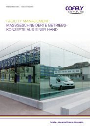 FACILITY MANAGEMENT: MASSGESCHNEIDERTE ... - Cofely