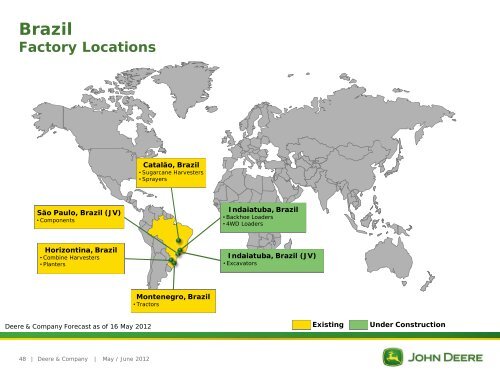 Deere & Company Investor Relations - John Deere