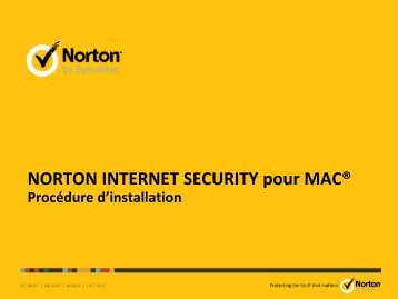 NORTON INTERNET SECURITY pour MACÂ® - Activation Norton ...