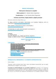 Boletín Informativo - Asociación Latinoamericana de Cuidados ...