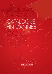 eindejaars- catalogus catalogue fin d'annÃƒÂ©e 2012 - Lekkerland
