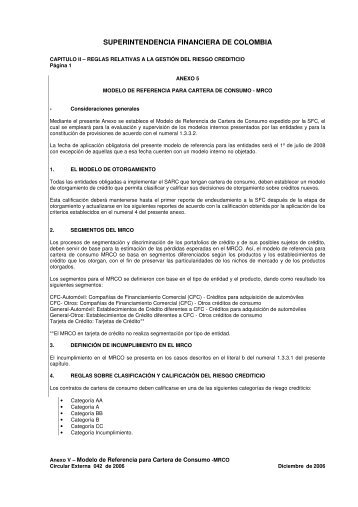 SUPERINTENDENCIA FINANCIERA DE COLOMBIA - Felaban