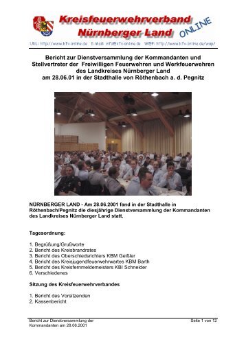 Download Bericht zur Kommandanten-versammlung als  PDF
